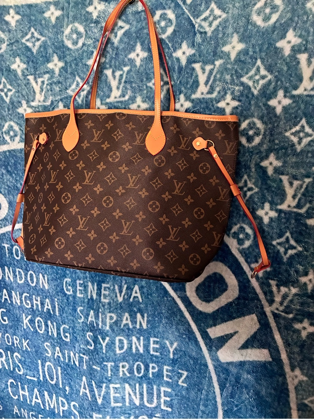 Louis Vuitton Brown Monogram Tote